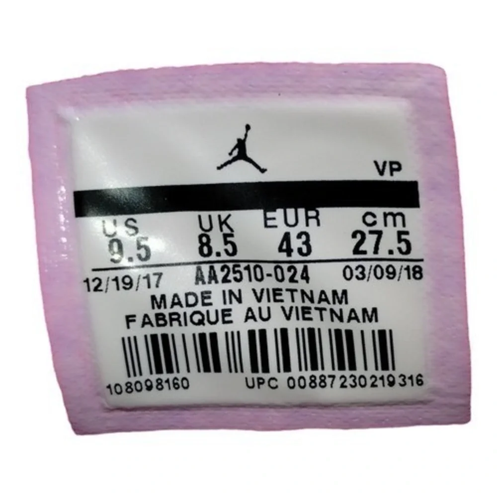 Jordan Mens Sz 9.5 Why Not Zer0.1 Black Pink Blast‎ Signal Blue Basketball Shoes
